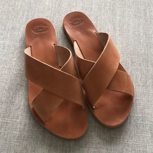 Leather Sandals Size 10